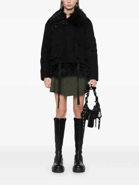 Geci Parka Dondup PARKA JACKET Black   Femei (BM 16090031) 2