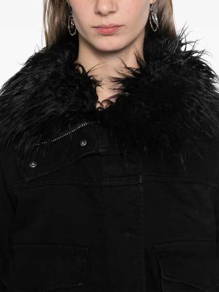 Geci Parka Dondup PARKA JACKET Black   Femei (BM 16090031) 5