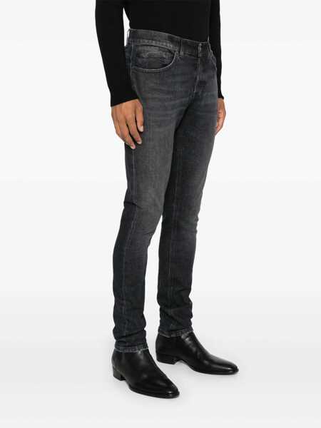 Blugi drepti Dondup GEORGE PANTS Black   Barbati (BM 16090106) 3