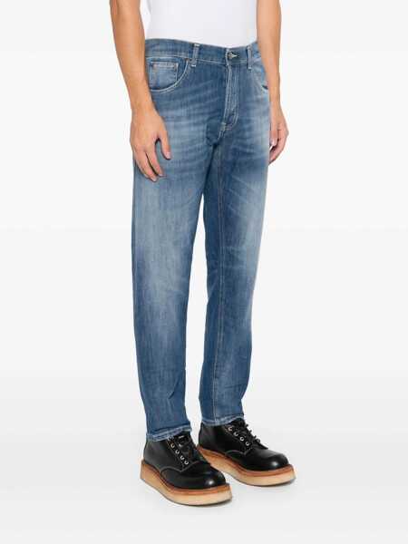 Blugi drepti Dondup DIAN PANTS Blue Barbati (BM 16090121) 3