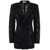 Saint Laurent Tuxedo Jacket In Guipure Black