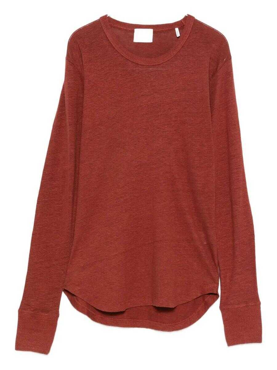 Tricouri Isabel Marant Isabel Marant toile Tshirt DARK RUST Femei (BM 16097561) 1