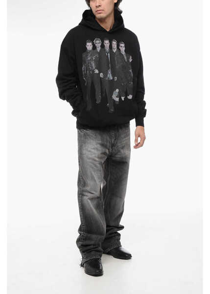 Bluze de trening 1989 STUDIO Printed Brushed Cotton Nsync Hoodie Black Barbati (BM 16098182) 4
