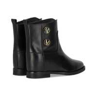 Cizme lungi Via Roma 15 Dama - Cizme lungi Via Roma 15 VIA ROMA 15 SANTA MONICA BLACK ANKLE BOOT WITH BUTTONS Black Femei (BM 16098593) - B-mall.ro