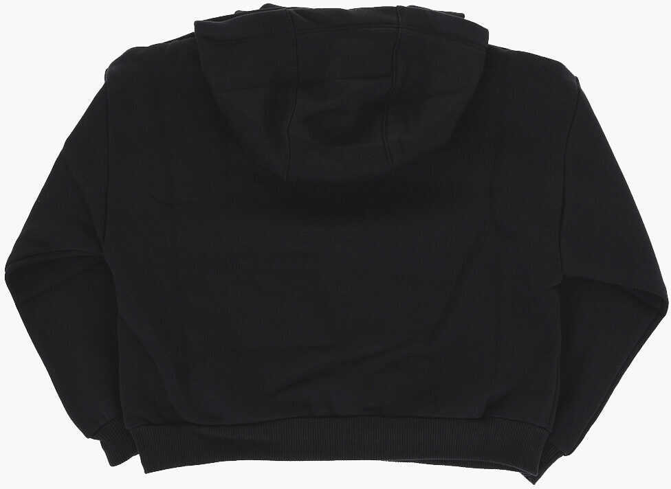 Bluze de trening Nike Fleeced Cotton Hoodie With Contrasting Logo Black Baieti (BM 16099253) 3