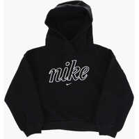 Bluze de trening Nike Fleeced Cotton Hoodie With Contrasting Logo