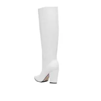 Bocanci Sergio Rossi Dama - Bocanci Sergio Rossi Sergio Rossi Leather Boots White Femei (BM 16100312) - B-mall.ro
