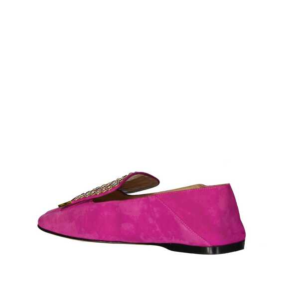 Pantofi fara toc Sergio Rossi Sergio Rossi Leather Loafers Pink Femei (BM 16100321) 3