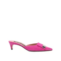 Saboti Sergio Rossi Leather Mules Femei