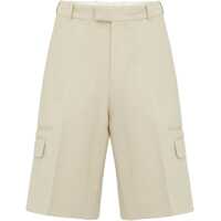 Pantaloni scurti Cotton Cargo Shorts With Belt Loops Barbati
