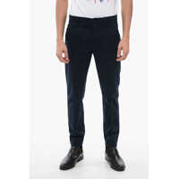 Pantaloni casual Cotton Stretch Chinos Pants With Flap Pockets Barbati