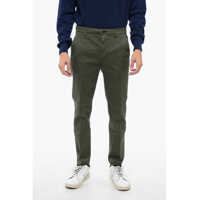 Pantaloni casual Cotton Twill Chinos Pants With Flap Pockets Barbati