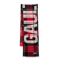Esarfe Jean Paul Gaultier Tartan Wool Scarf With "Gaultier" Logo Accessories Femei