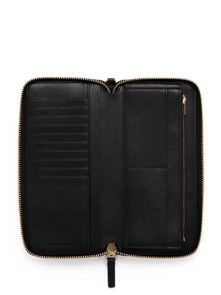 Portofele Marc Jacobs Marc Jacobs Continental Leather Wallet Black Femei (BM 16105565) 3