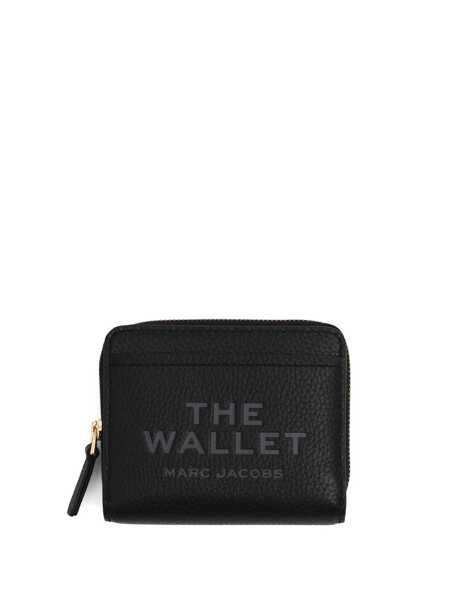 Portofele Marc Jacobs Marc Jacobs The Leather Mini Compact Wallet Black Femei (BM 16105589) 1