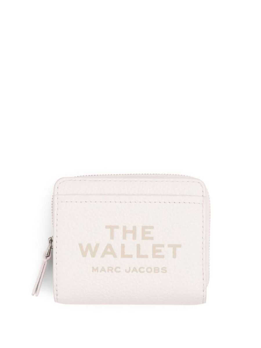 Portofele Marc Jacobs Marc Jacobs The Leather Mini Compact Wallet COTTON Femei (BM 16105592) 1
