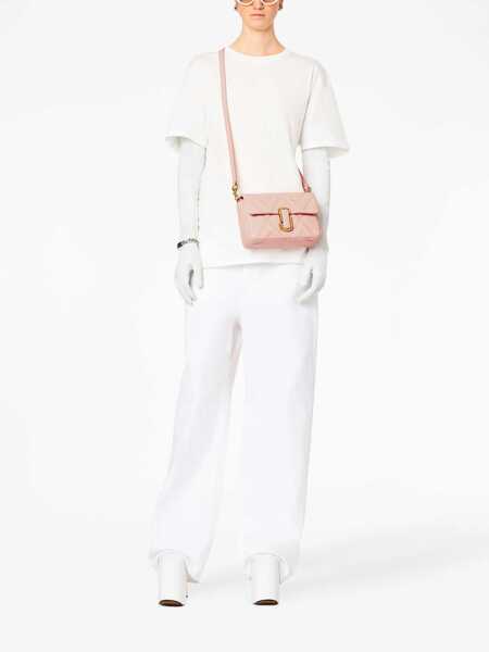 Genti de umar Marc Jacobs Marc Jacobs The Marc J Leather Shoulder Bag PINK Femei (BM 16105616) 2