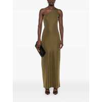 Rochii Saint Laurent Dama - Rochii Saint Laurent Saint Laurent One-Shoulder Silk Long Dress GREEN Femei (BM 16108283) - B-mall.ro