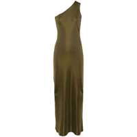 Rochii Saint Laurent One-Shoulder Silk Long Dress Femei