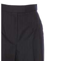 Pantaloni casual Alexander McQueen Dama - Pantaloni casual Alexander McQueen Alexander McQueen Navy Blue Wool Pants BLUE Femei (BM 16108568) - B-mall.ro