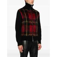 Pulovere Alexander McQueen pentru Barbati - Pulovere Alexander McQueen Alexander McQueen Black And Red Knitwear BLACK/CHECK Barbati (BM 16108766) - B-mall.ro
