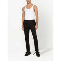 Topuri Dolce & Gabbana pentru Barbati - Topuri Dolce & Gabbana Dolce & Gabbana Ribbed Tank Top WHITE Barbati (BM 16111799) - B-mall.ro