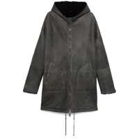 Geci Giorgio Brato Reversible Shearling Over With Hood Clothing Barbati