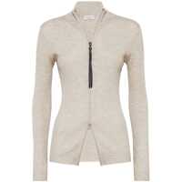 Cardigane Brunello Cucinelli Lurex Cardigan Femei