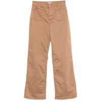 Pantaloni scurti Liu Jo Beige Cotton Pants With Rhinestones Femei