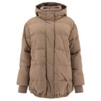 Geci de iarna Brunello Cucinelli Down Jacket In Technical Cotton Femei