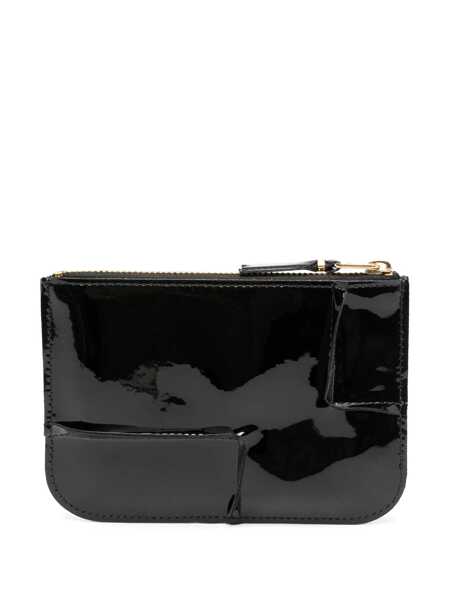 Portofele Comme des Garons Comme Des Garons Wallet Reversed Hem Series Unisex Black Femei (BM 16131305) 2