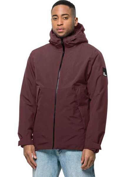 Jachete Jack Wolfskin Tempelhof Jkt M Burgundy Barbati (BM 16131968) 2