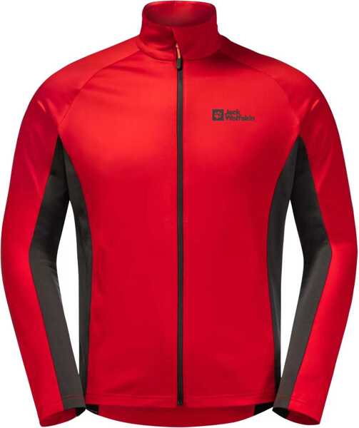 Pulovere casual Jack Wolfskin Morobbia Fleece FZ M Red Barbati (BM 16132061) 1