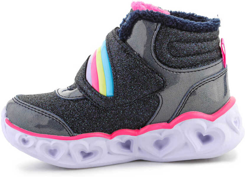 Cizme SKECHERS Brilliant Rainbow NVY/PNK Navy Baieti (BM 16147844) 3