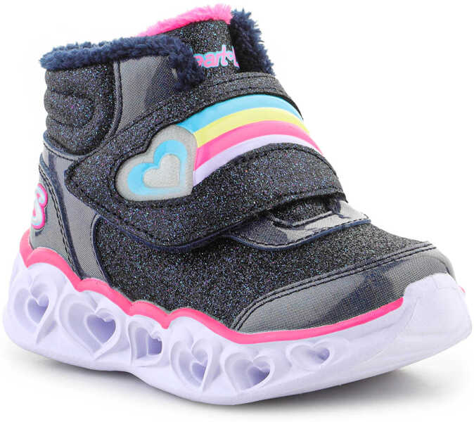 Cizme SKECHERS Brilliant Rainbow NVY/PNK Navy Baieti (BM 16147844) 1