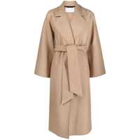 Paltoane HARRIS WHARF LONDON CAMEL COAT WITH BELT Femei