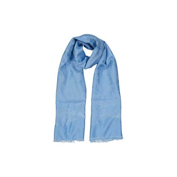 Esarfe Lanvin Lanvin Silk And Wool Scarf Blue Femei (BM 16155627) 2