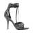 Balenciaga Balenciaga Cagole Leather Sandals Gray