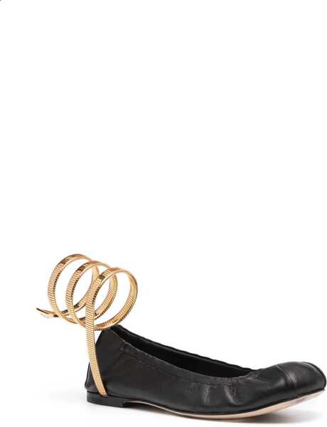 Balerini Rene Caovilla Juniper 10 Ballerinas BLACK Femei (BM 16155768) 2