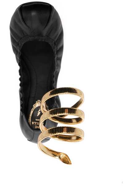 Balerini Rene Caovilla Juniper 10 Ballerinas BLACK Femei (BM 16155768) 4