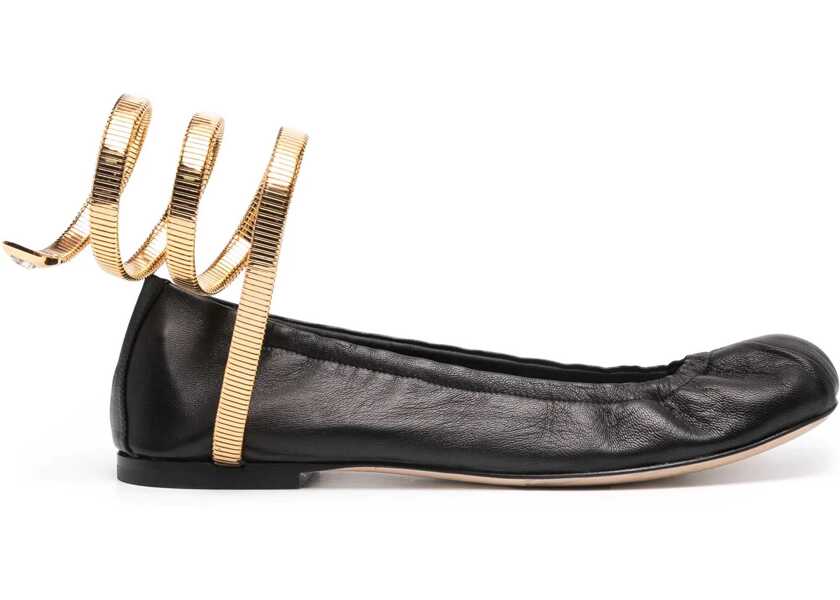 Balerini Rene Caovilla Juniper 10 Ballerinas BLACK Femei (BM 16155768) 1