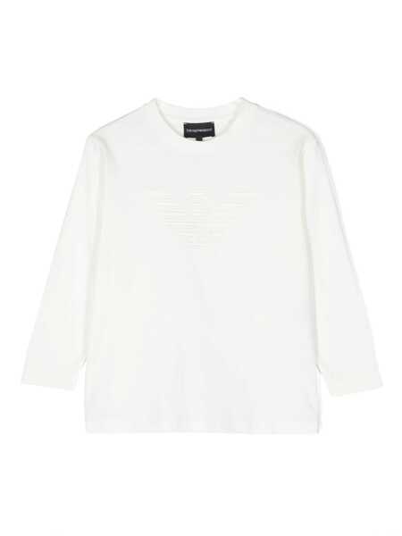 Tricouri Emporio Armani T-SHIRT White Baieti (BM 16156821) 1