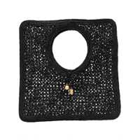 Genti de mana Jacquemus Le Carre Spiaggia Rafia Handbag Femei