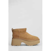 Bocanci UGG Classic Ultra Mini High Heels Ankle Boots Femei