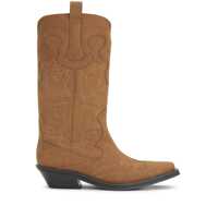 Bocanci Ganni Western Embroidered Boots Femei
