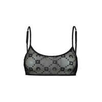 Lenjerie intima Marine Serre Recycled Mesh Flock Bralette Clothing Femei