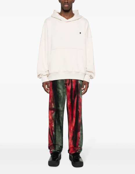 Bluze de trening A PAPER KID Solid Color Brushed Cotton Hoodie Beige Barbati (BM 16171179) 2