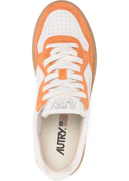 Sneakers AUTRY Medalist Low Sneaker ORANGE Femei (BM 16171512) 4