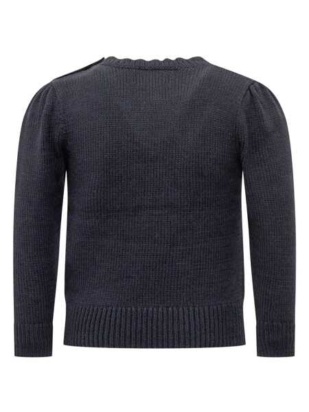 Pulovere casual Ralph Lauren ICONIC BEAR-TOPS-SWEATER Blue Fete (BM 16172160) 2