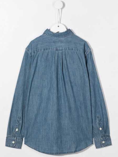 Camasi Ralph Lauren LS BD-TOPS-SHIRT Blue Baieti (BM 16172226) 2